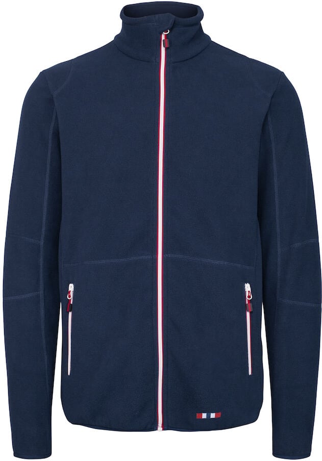 Hovedproduktbilde for Navy Printer NOR Speedway Fleecejakke