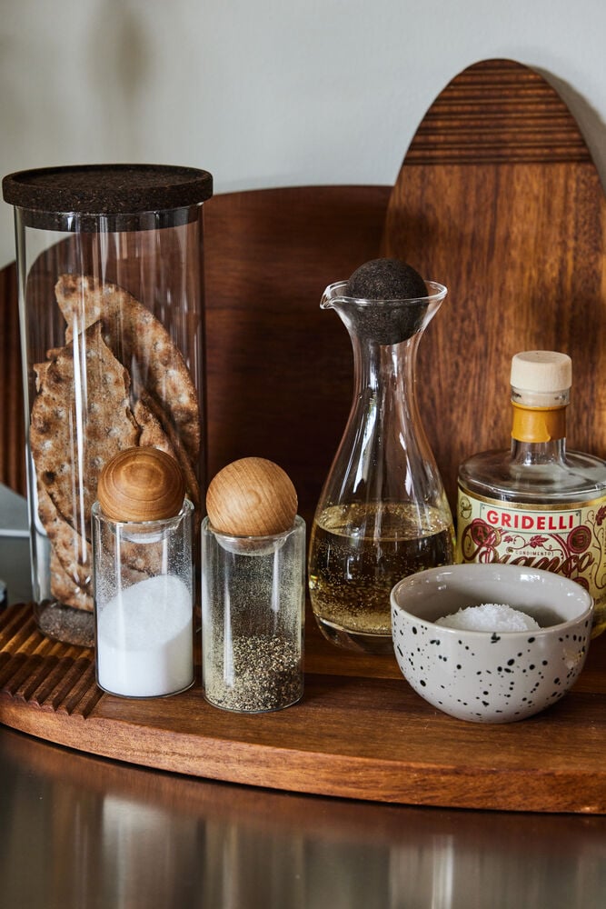 Hovedproduktbilde for 2-15-5017178 Sagaform Oval Oak salt- og peppersett