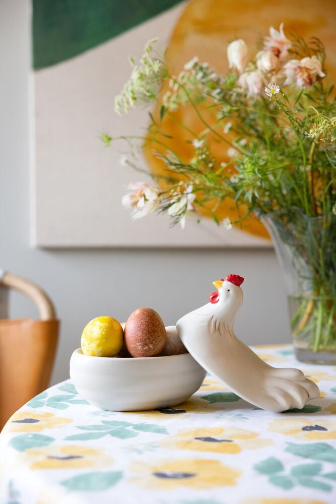 Hovedproduktbilde for 2-15-5018456 Sagaform Ellen egg hen (6) Off white