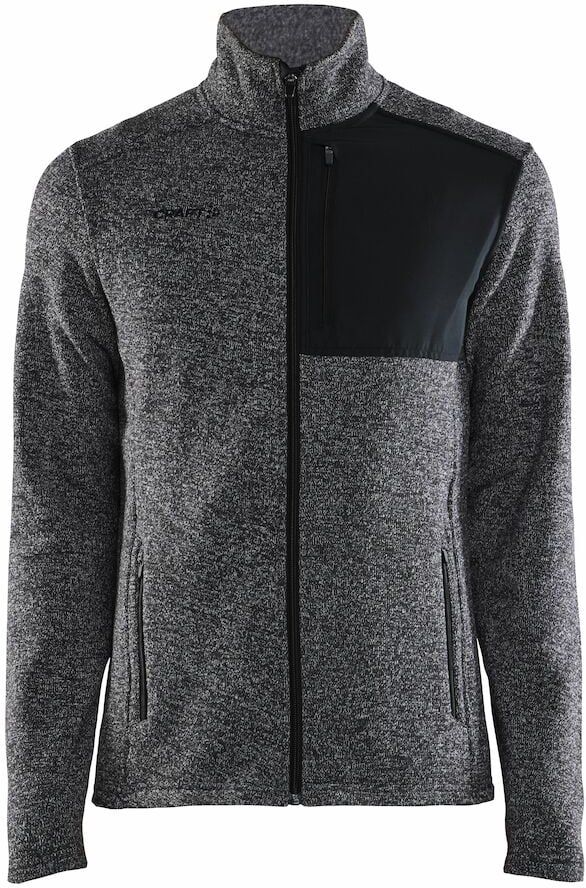 Hovedproduktbilde for Black Melange Craft ADV Explore Heavy Fleecejakke