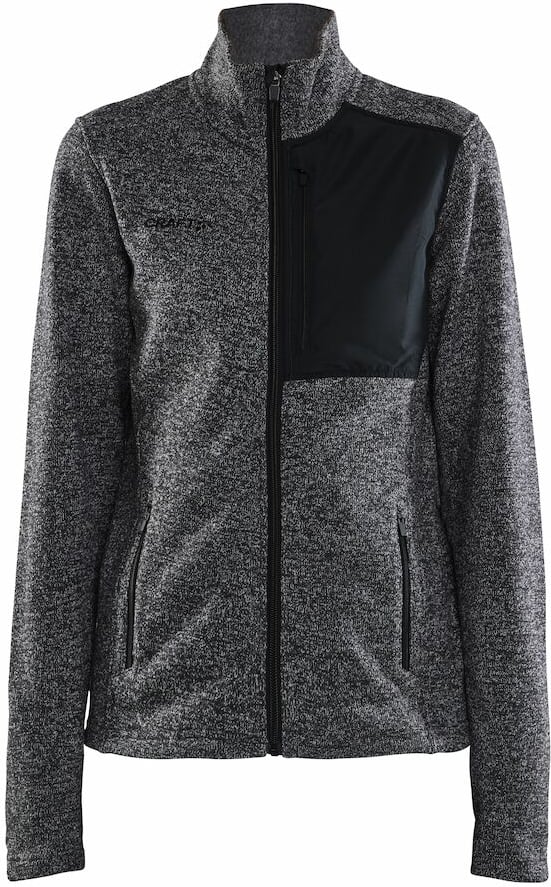 Hovedproduktbilde for Black Melange Craft ADV Explore Heavy Fleecejakke Dame