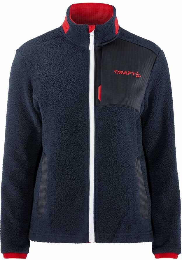 Hovedproduktbilde for Blaze/Bright Red Craft NOR ADV Explore Pile Fleecejakke Dame