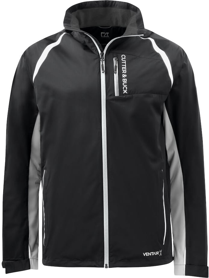 Hovedproduktbilde for Black Cutter & Buck North Shore Regnjakke