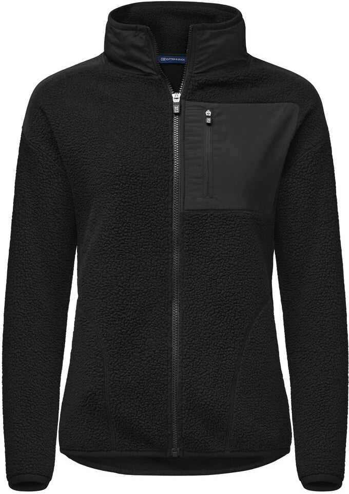 Hovedproduktbilde for Black Cutter & Buck Cascade Sherpa Fleecejakke Dame