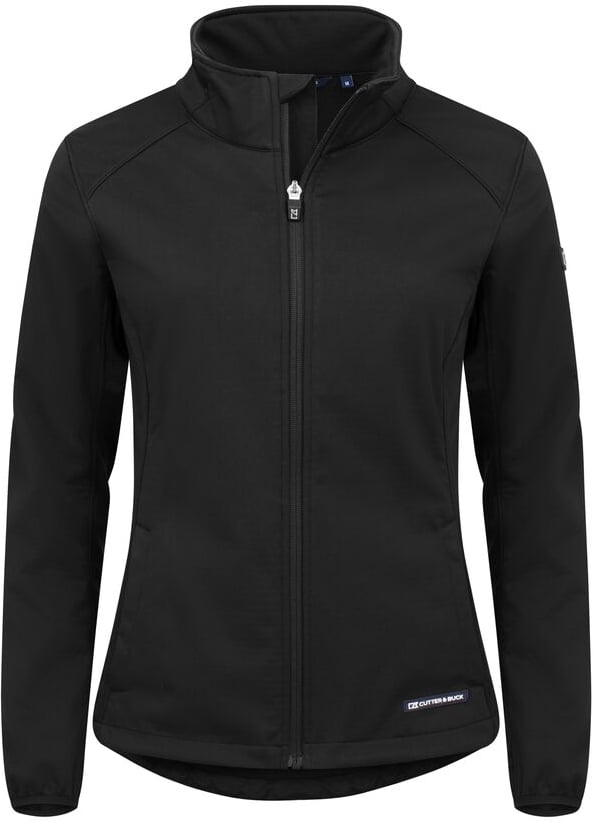 Hovedproduktbilde for Black Cutter & Buck Oak Harbor Softshell Jkt W