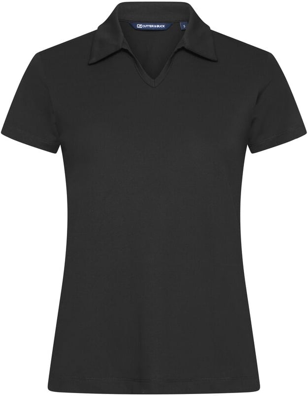 Hovedproduktbilde for Black Cutter & Buck Virtue V-neck Poloskjorte Dame