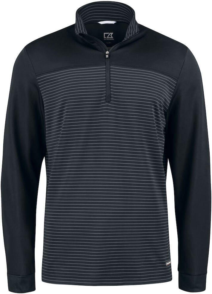 Hovedproduktbilde for Black Cutter & Buck Traverse Half-Zip Genser