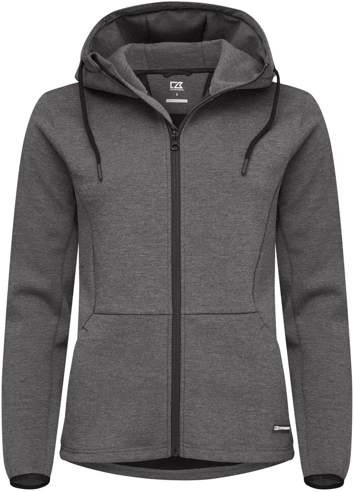 Hovedproduktbilde for Antracite Melange Cutter & Buck Pemberton Hettejakke Dame