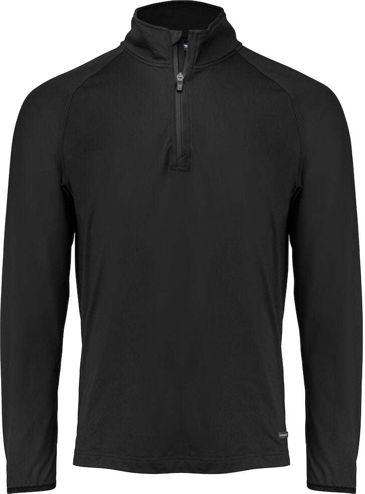 Hovedproduktbilde for Black Cutter & Buck Adapt Half-Zip Genser