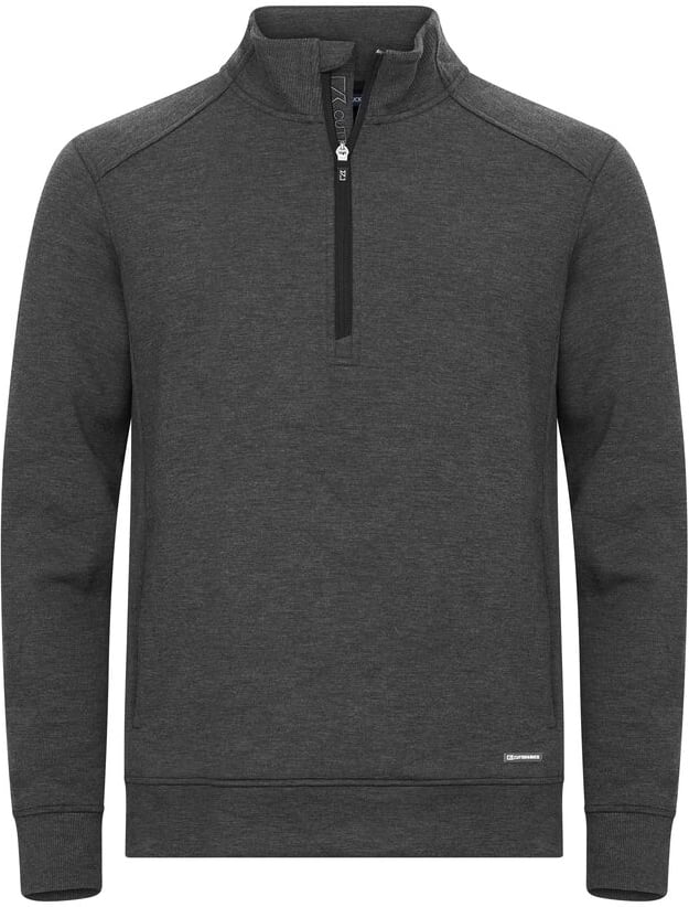 Hovedproduktbilde for Antracite Melange Cutter & Buck Pemberton Half-Zip Genser