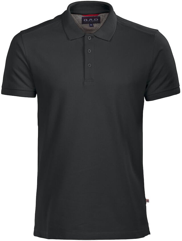 Hovedproduktbilde for Black D.A.D Eaton Poloskjorte