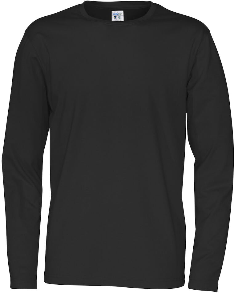 Hovedproduktbilde for Black Cottover Langermet T-skjorte