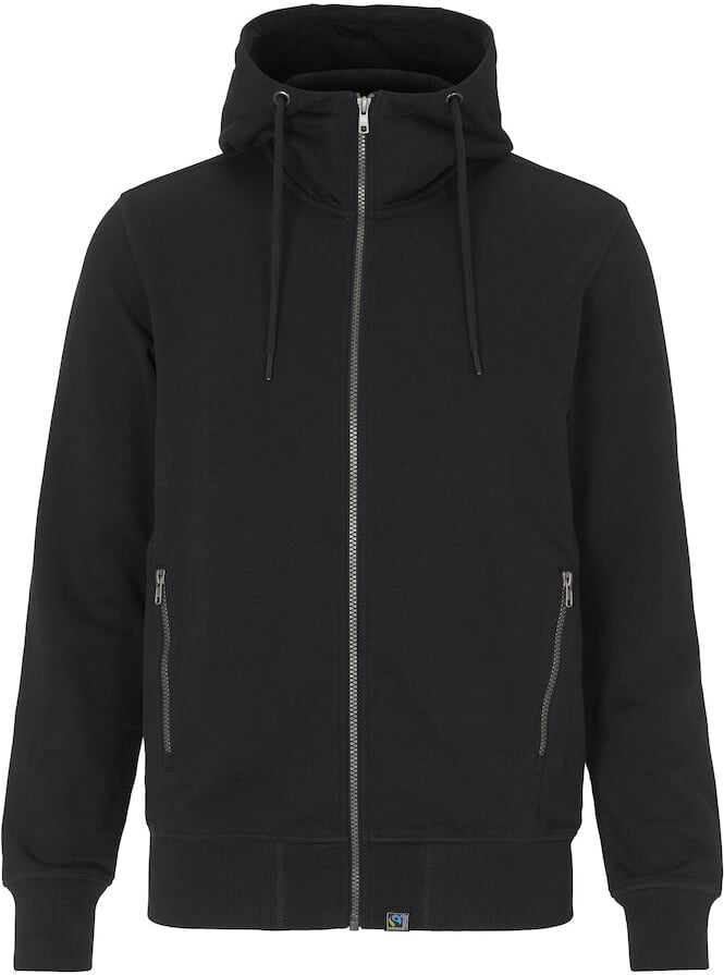 Hovedproduktbilde for Black Cottover French Terry Hettejakke