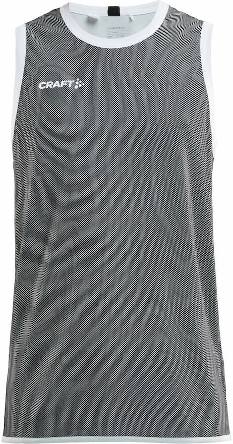 Hovedproduktbilde for Black/White Craft Teamwear Progress Reversible Basket Singlet M