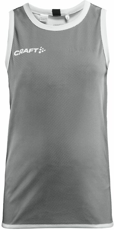 Hovedproduktbilde for Black/White Craft Teamwear Progress Reversible Basket Singlet Jr