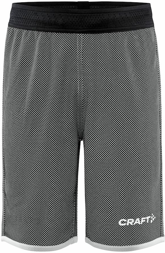 Hovedproduktbilde for Black/White Craft Teamwear Progress Reversible Basket  Shorts Barn