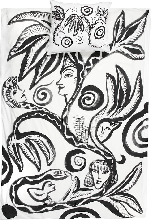 Hovedproduktbilde for White Kosta Linnewäfveri Paradise Sateng Sengsett