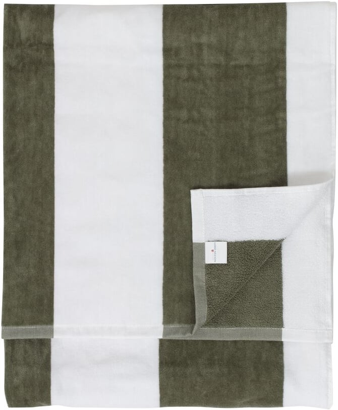 Hovedproduktbilde for Green Lord Nelson Stripe Bomull Strandhåndkle