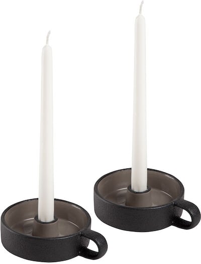 Hovedproduktbilde for Black Örrefors Jernverk 2-pk Bedchamber Lysestaker