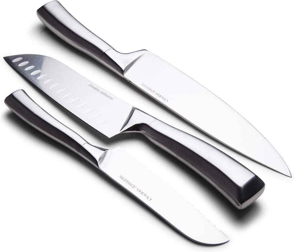 Hovedproduktbilde for Steel Örrefors Jernverk 3 delers Knivsett i Gaveeske