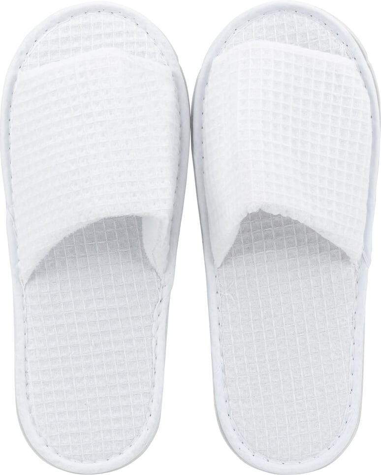 Hovedproduktbilde for White Queen Anne Vaffelmønster Spatøfler