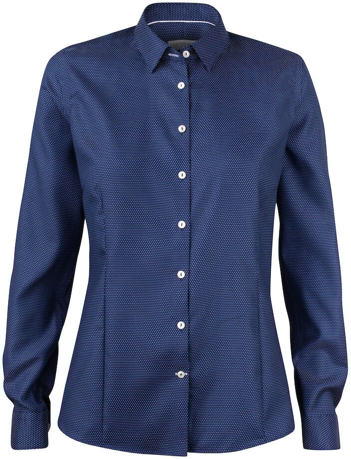 Hovedproduktbilde for Navy/White dot J. Harvest & Frost Purple Bow 49 Skjorte Dame