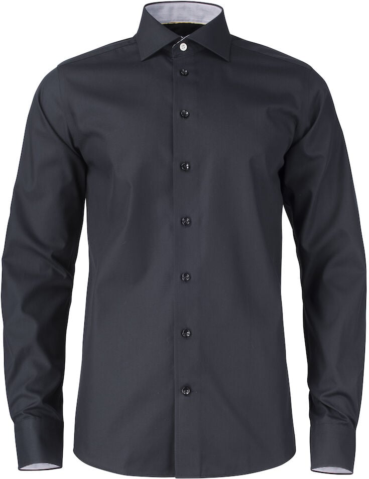 Hovedproduktbilde for Black/Black J. Harvest & Frost Yellow Bow 51 Skjorte