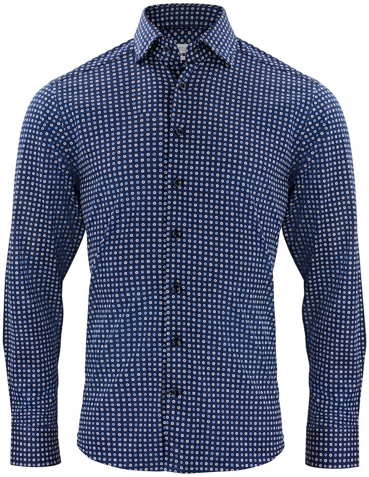 Hovedproduktbilde for Blue print J. Harvest & Frost Indigo Bow 131 Skjorte