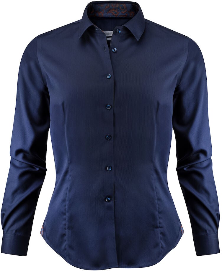 Hovedproduktbilde for Navy J. Harvest & Frost Purple Bow 146 Skjorte Dame