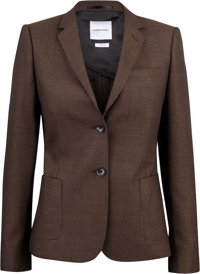 Hovedproduktbilde for Brown Melange J. Harvest & Frost Club Blazer Dame