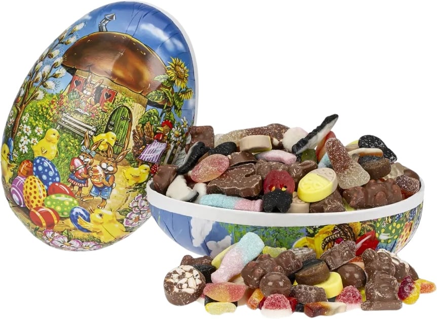 Hovedproduktbilde for 23-45-pp51045 Påskeegg 23 cm Smågodt Og Sjokolade