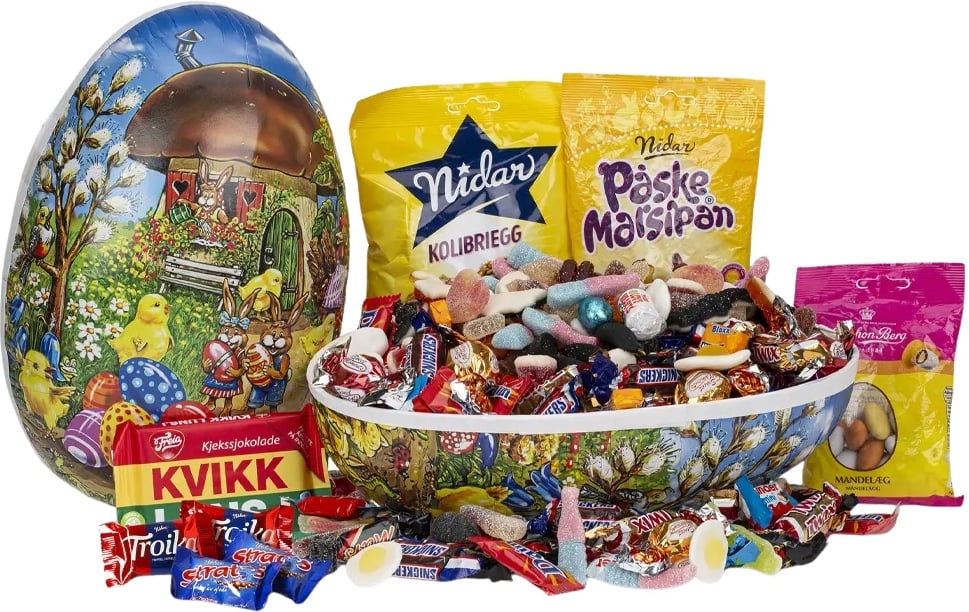 Hovedproduktbilde for 23-45-pp51100 Påskefavoritter 30 cm 2 kg