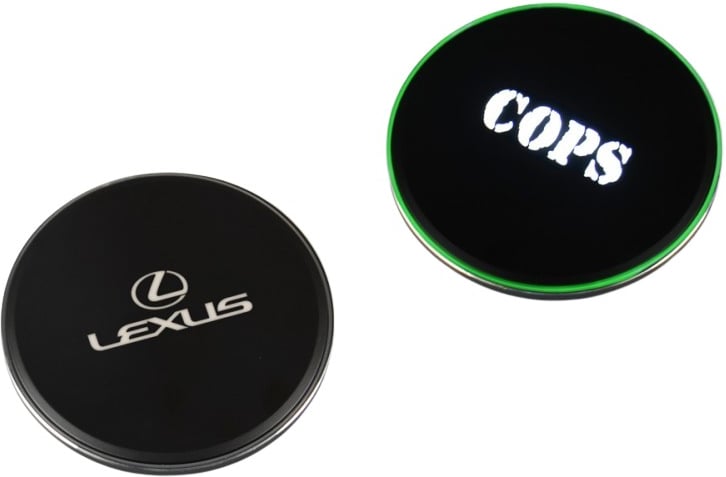 Hovedproduktbilde for 25-47-dra-2294 Ruby 15W Trådløs Ladeplate med Opplyst Logo