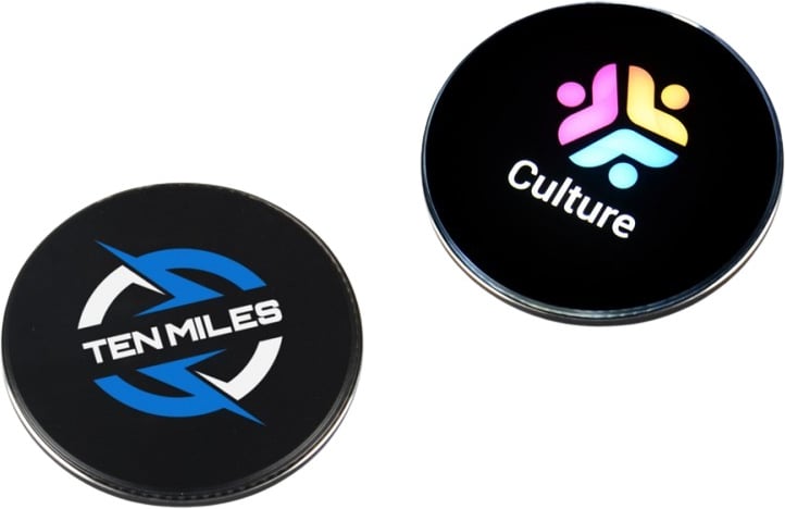 Hovedproduktbilde for 25-47-dra-2295 Fullfargetrykket 15W Trådløs Ladeplate med Opplyst Logo