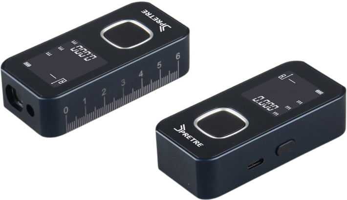 Hovedproduktbilde for 25-47-dra-2765 Wiro Aluminium Lasermåler med LCD-skjerm