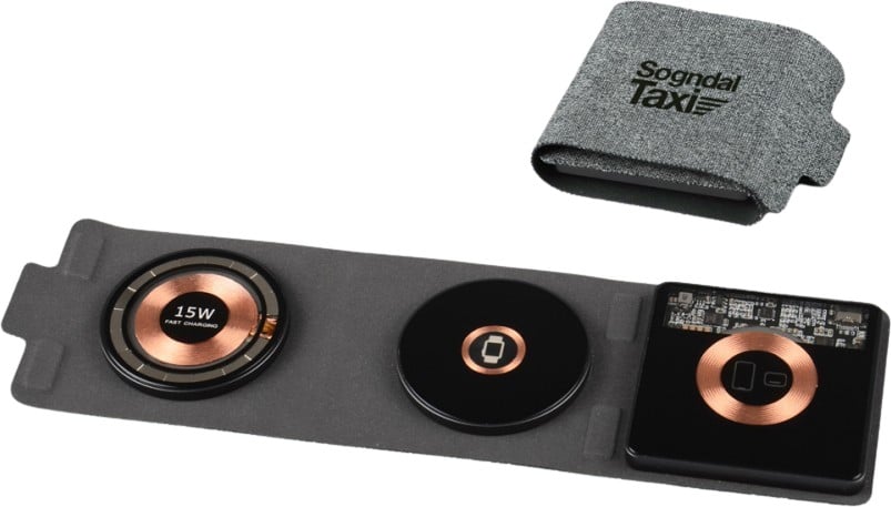 Hovedproduktbilde for 25-47-dra-2997 Torino 3-i-1 15W Sammenleggbar Trådløs  Ladeplate