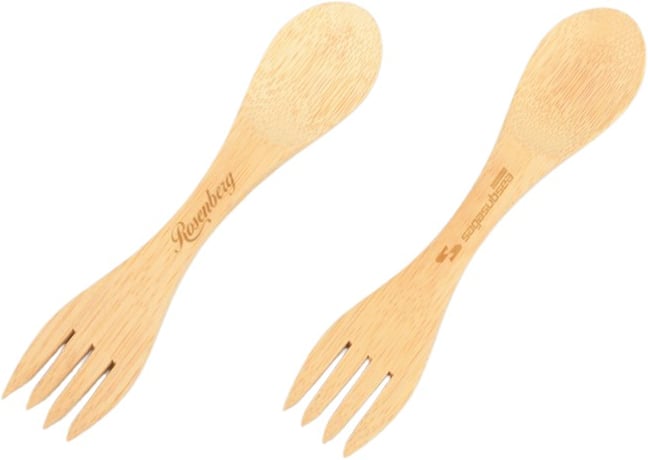 Hovedproduktbilde for 25-47-dra-3150 Evreux Bambus 2-i-1 Gaffel og Skje