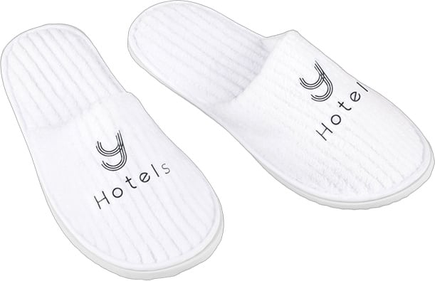 Hovedproduktbilde for 25-47-dra-3166 Buetind Fleece Stripet Hotellslippers