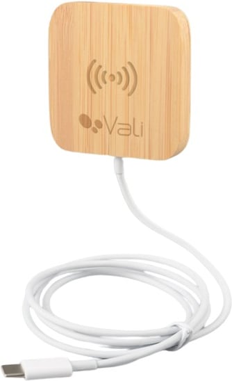 Hovedproduktbilde for 25-47-dra-3256 Clove Bambus 15W  Magnetisk Trådløs  Ladeplate