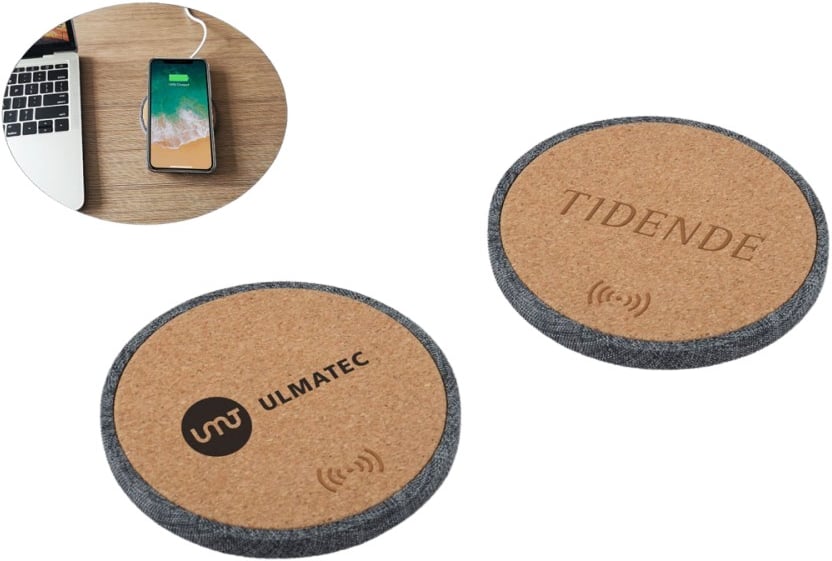 Hovedproduktbilde for 25-47-dra-3345 Odessa Kork og RPET 10W Trådløs Ladeplate