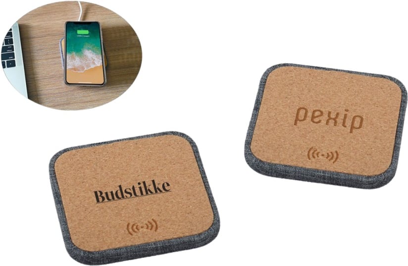 Hovedproduktbilde for 25-47-dra-3346 Capri Kork og RPET 10W Trådløs Ladeplate