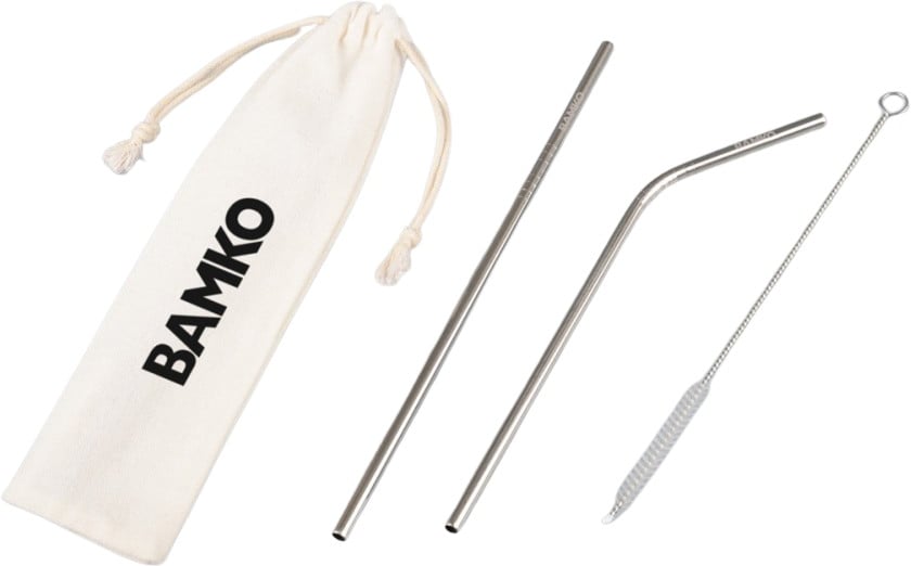 Hovedproduktbilde for 25-47-dra-3660 Saint Rustfritt Stål Gjenbrukbart Sugerørsett