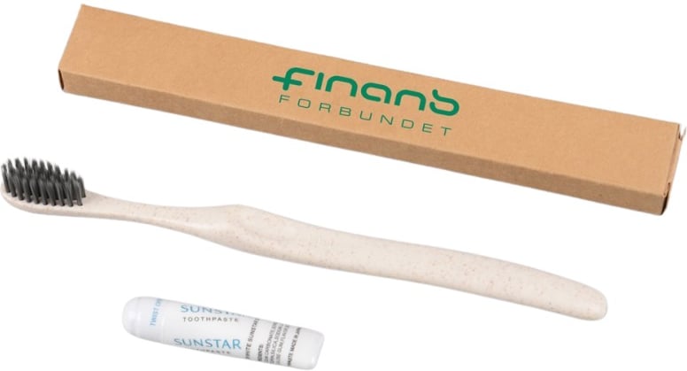 Hovedproduktbilde for 25-47-dra-3698 Mariager Hvetestrå Tannbørstesett