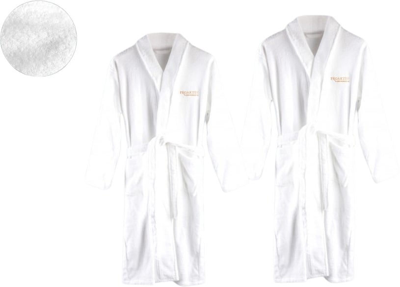 Hovedproduktbilde for 25-47-dra-3780 Terry Bomull Unisex  Badekåpe