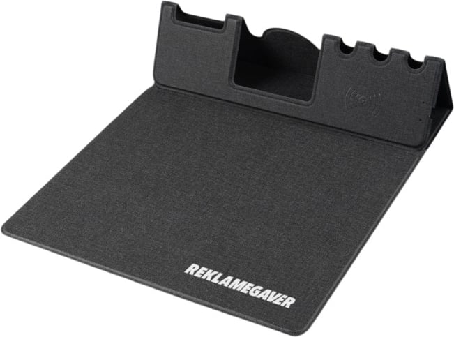 Hovedproduktbilde for 25-47-dra-3802 Elan PU Lær 15W Sammenleggbar Trådløs Musematte og  Ladeplate