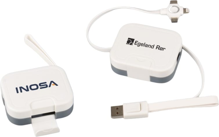 Hovedproduktbilde for 25-47-dra-3827 Dylan 3-i-1 Uttrekkbar Ladekabel med Mobilstativ