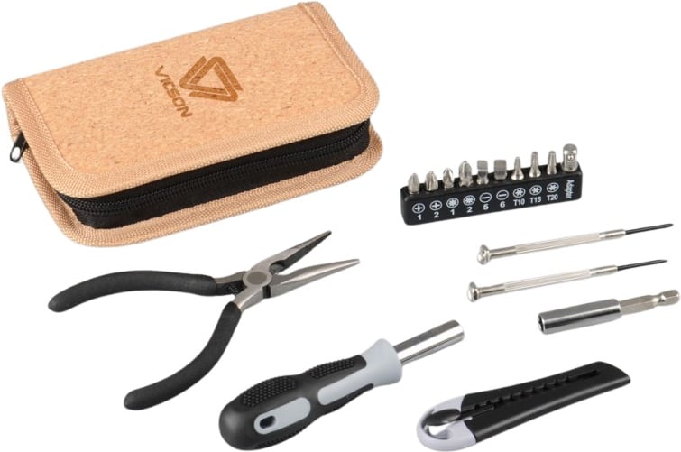 Hovedproduktbilde for 25-47-dra-3974 Martinez 16-i-1 Skrutrekkersett i Korkbag