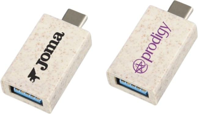 Hovedproduktbilde for 25-47-dra-3987 Sogndal USB-C Til USB-A Hvetestrå Datablokker