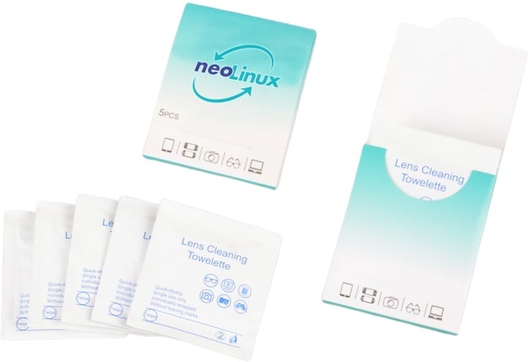 Hovedproduktbilde for 25-47-dra-4004 Fredericton 5 stk Linse Rengjøringsservietter