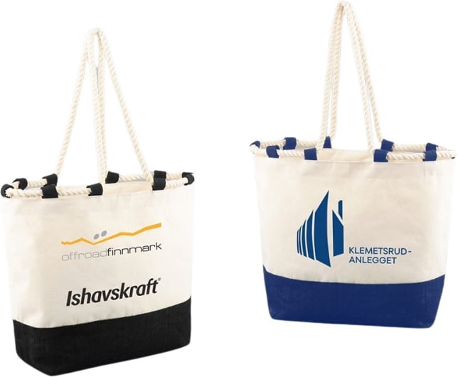 Hovedproduktbilde for 25-47-dra-4118 Cornwall Resirkulert Bomull & Jute Strandveske